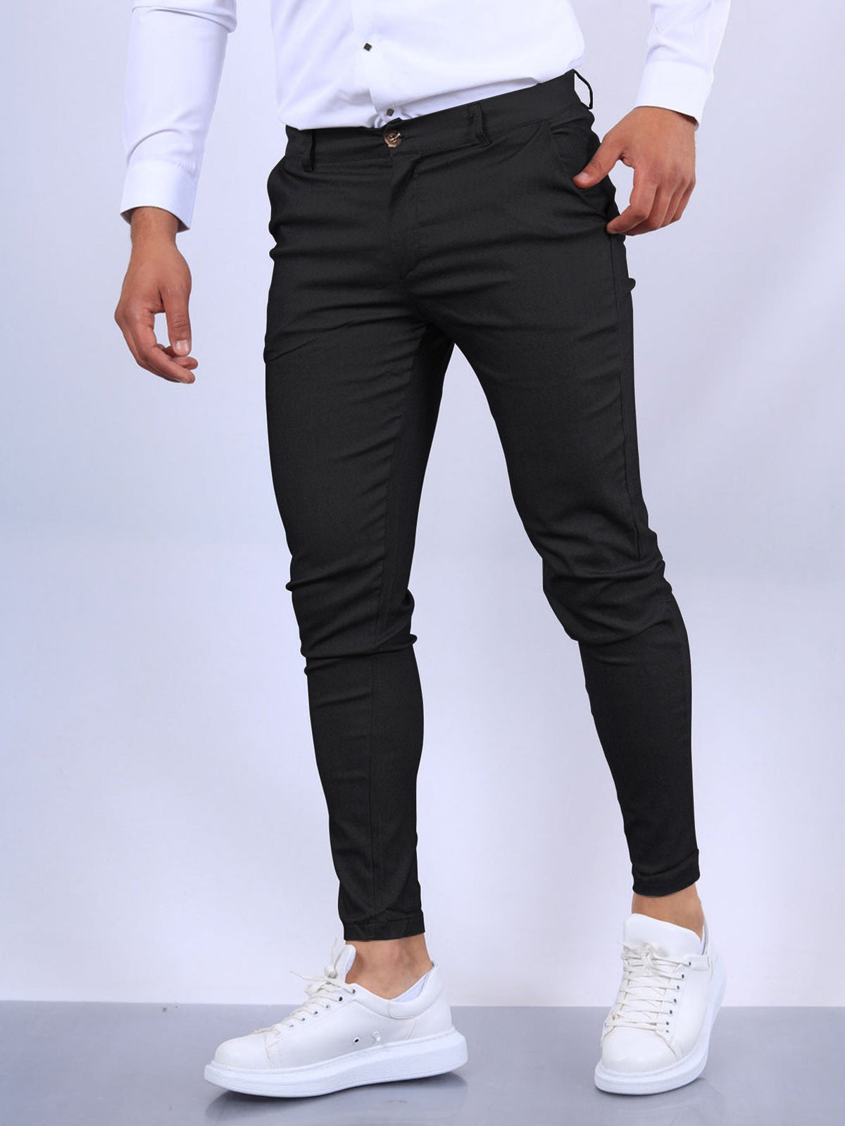 Men's Slim Office Trousers