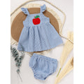 Girls' Ruffle Sleeve Top & Shorts Set