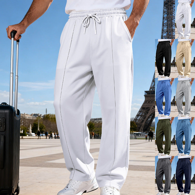 Men's Knit Straight-Leg Joggers