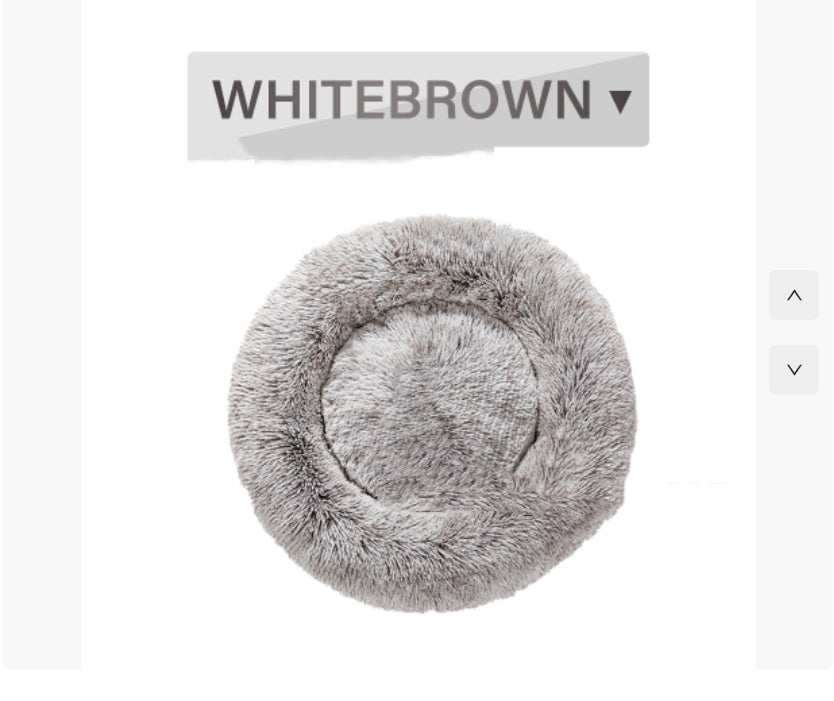 Plush Donut Pet Bed