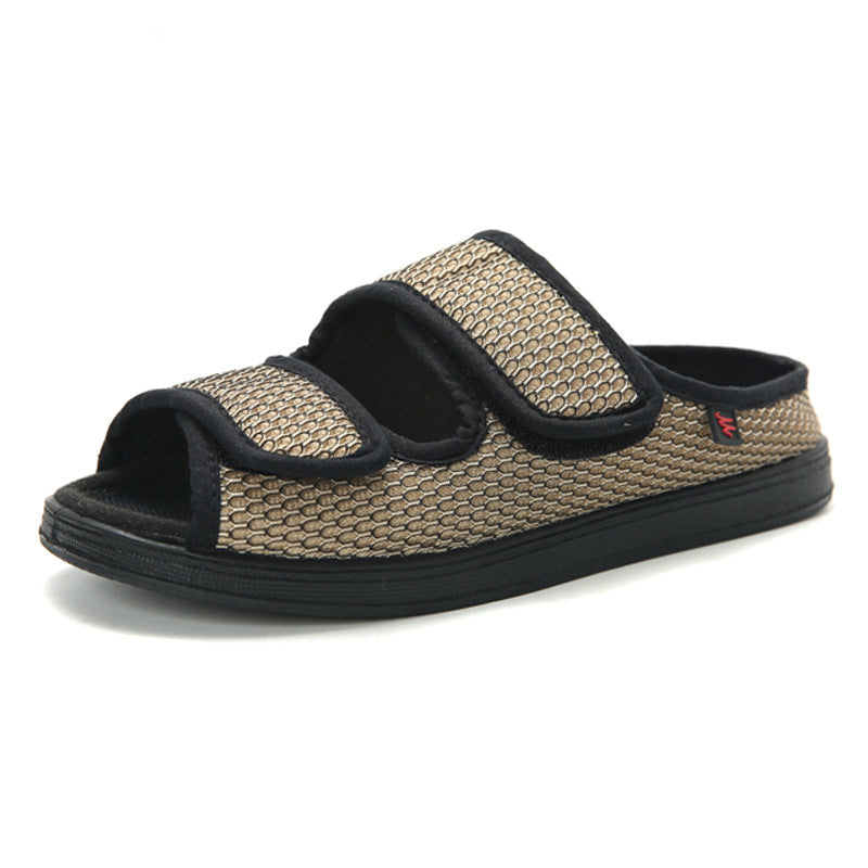 Wide-Fit Adjustable Foam Slippers