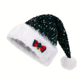 Sequin Plush Christmas Hat