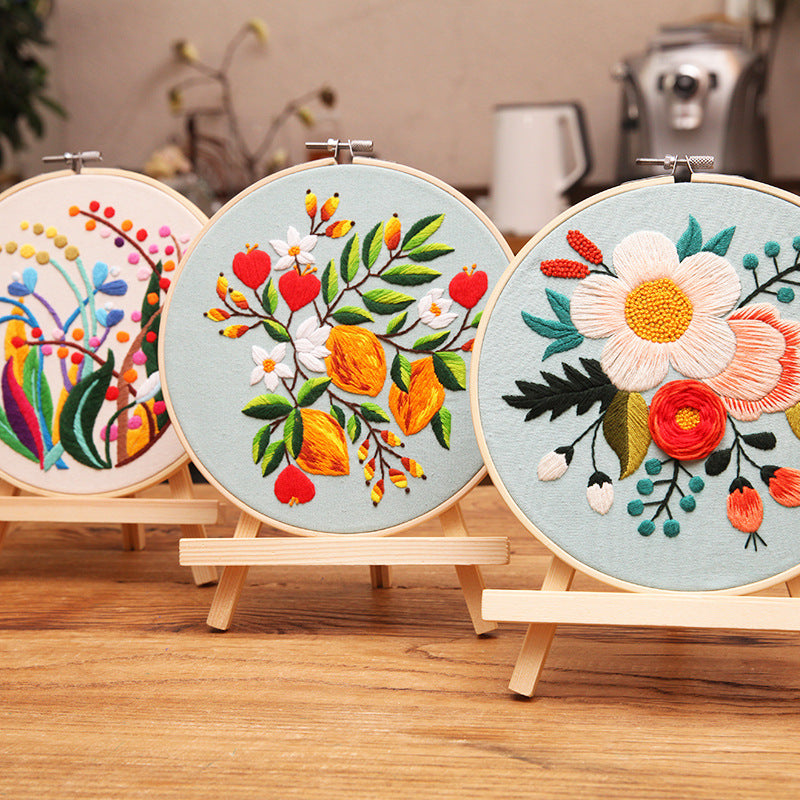 3D Flower Embroidery Kit