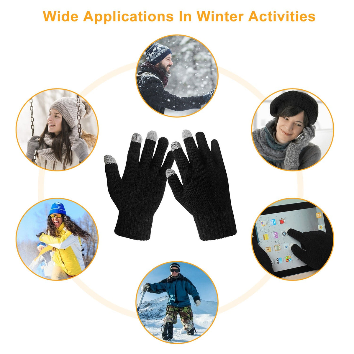 Knit Touchscreen Gloves
