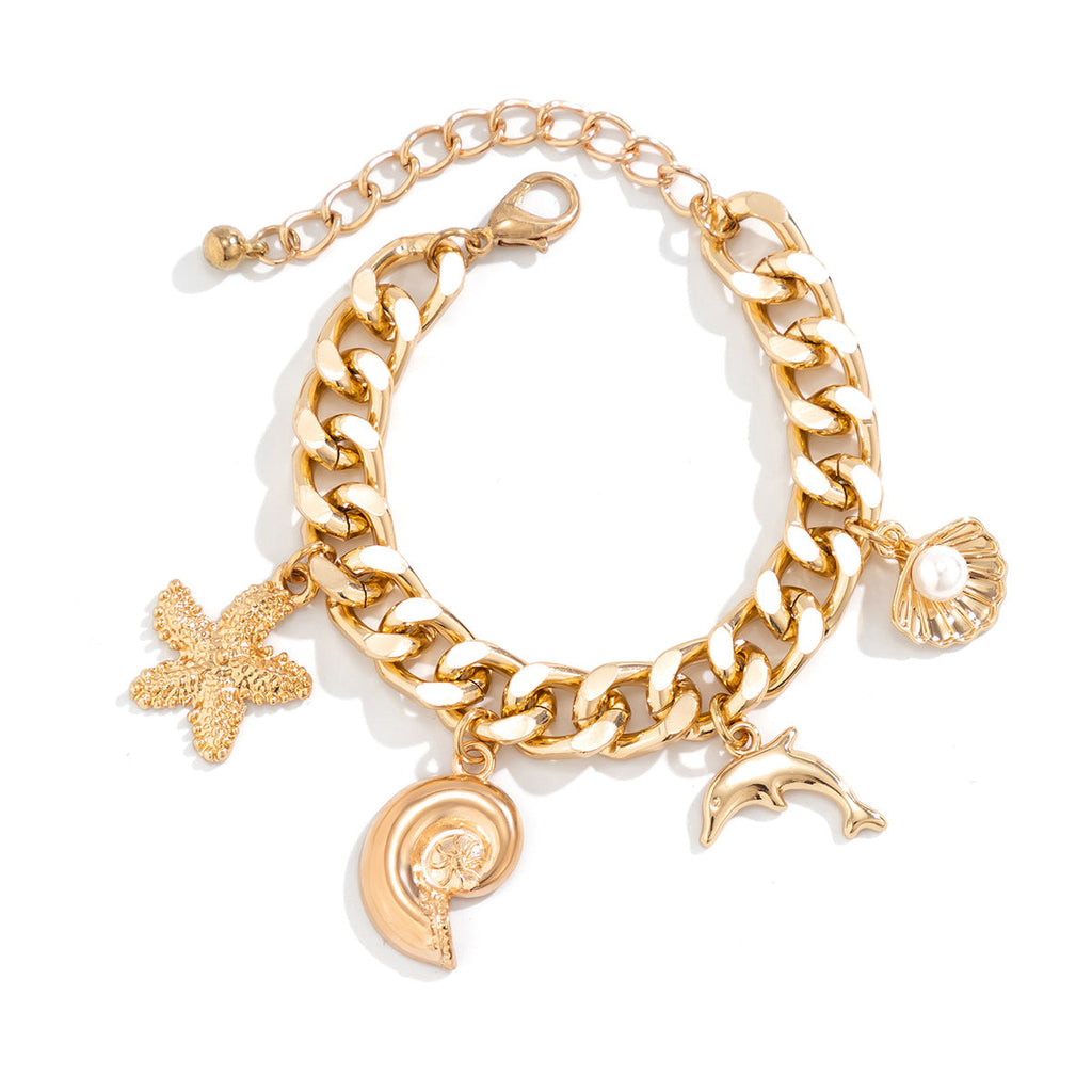 Boho Ocean Charm Choker & Bracelet