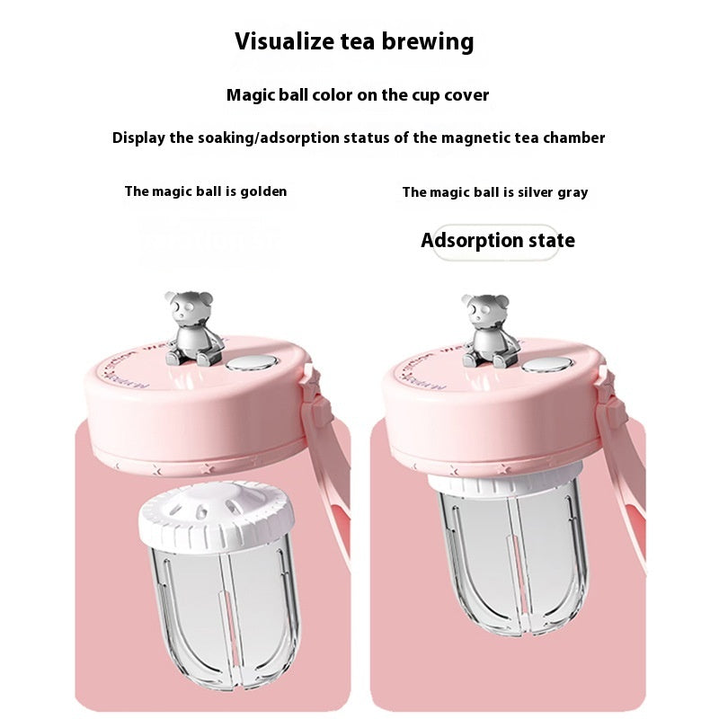 Glass Tea Infuser Tumbler