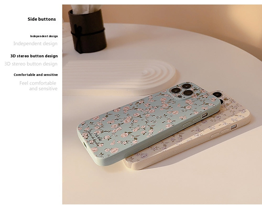 Vintage Embroidered Floral Phone Case