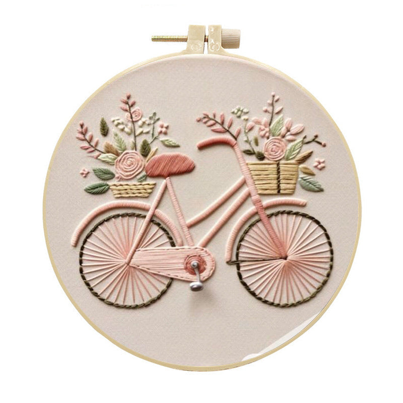 Winter House Embroidery Kit