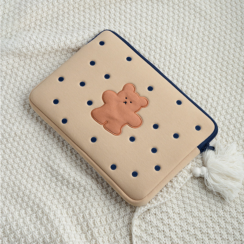 Cute Embroidered Laptop Sleeve