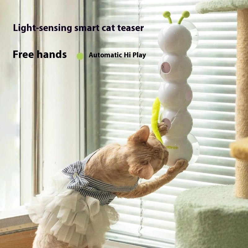 Motion-Activated Wiggly Tail Cat Toy