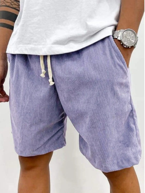 Men's Corduroy Drawstring Shorts