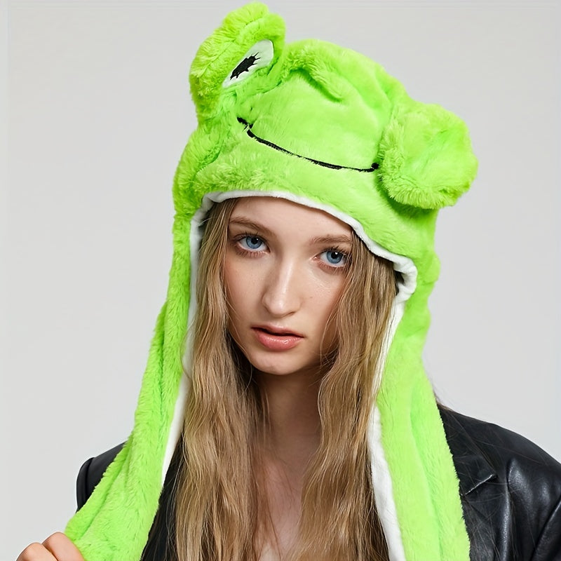 Moving Ear Plush Animal Hat