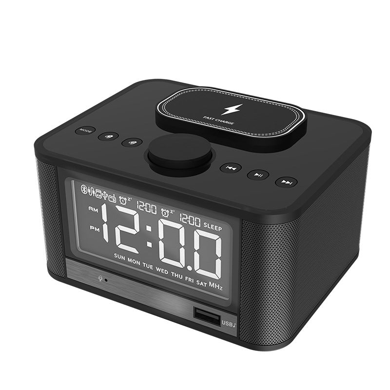 Alarm Clock Speaker with Wireless Charger