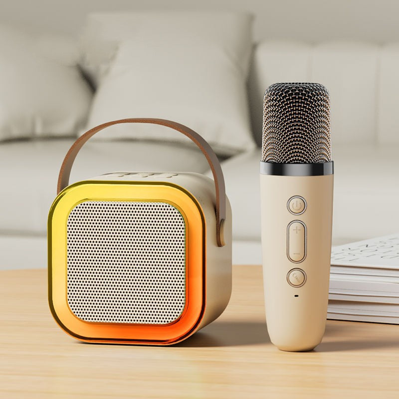 RGB Karaoke Speaker with Microphones