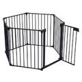 6-Panel Metal Pet Play Yard & Safety Gate
