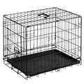 Folding Metal Dog Crate (24–30 in)