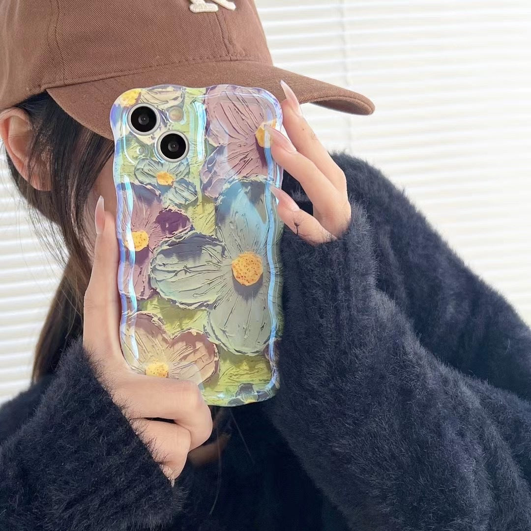 Oil-Painting Floral iPhone Case