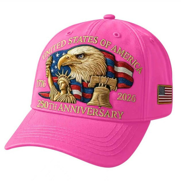 America 250 Eagle Embroidered Cap