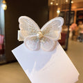 Embroidered Butterfly Pearl Headband