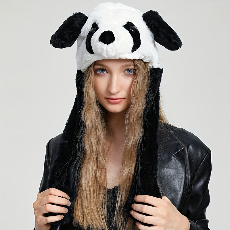 Moving Ear Plush Animal Hat