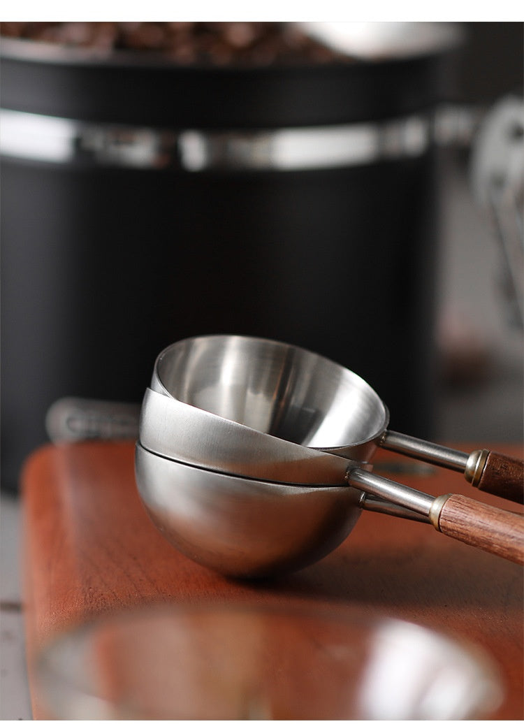 Walnut Handle Coffee Scoop