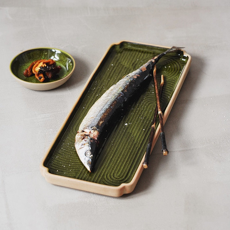 Rectangular Porcelain Sushi Plate