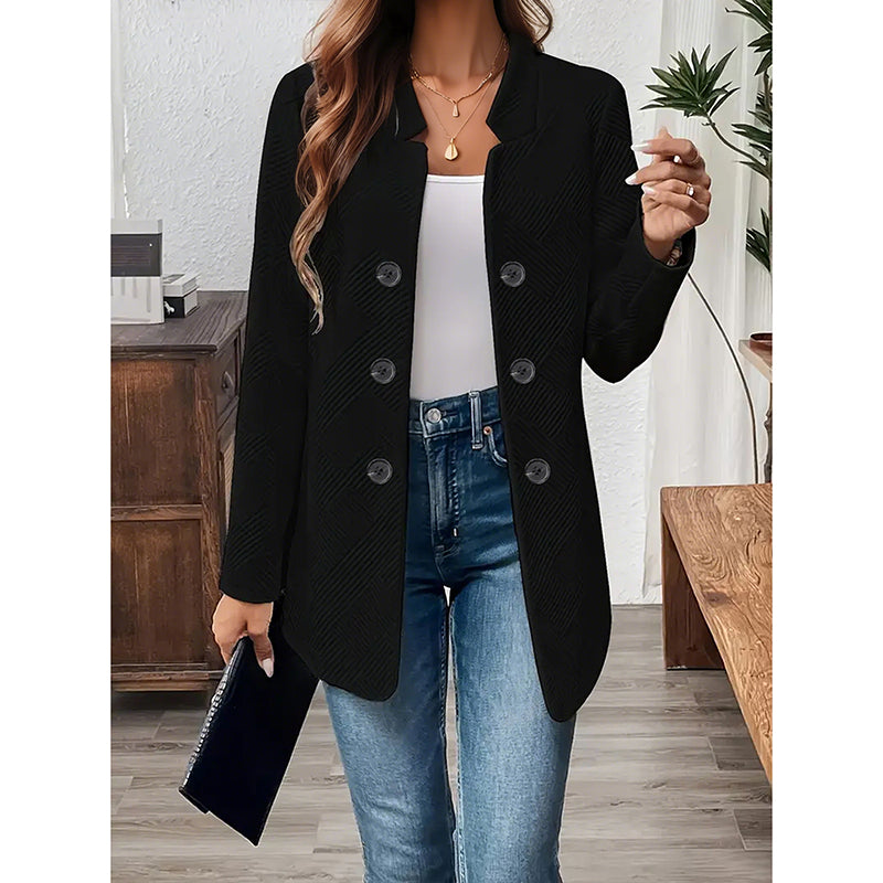 Open-Front Blazer Cardigan