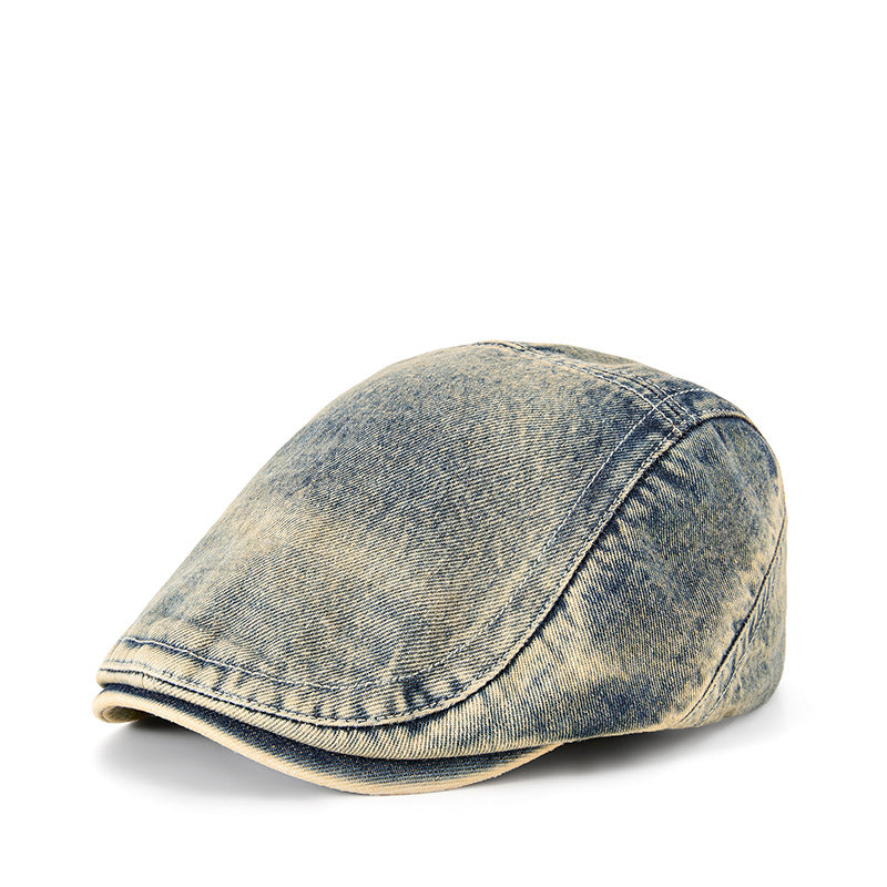 Denim Newsboy Cap