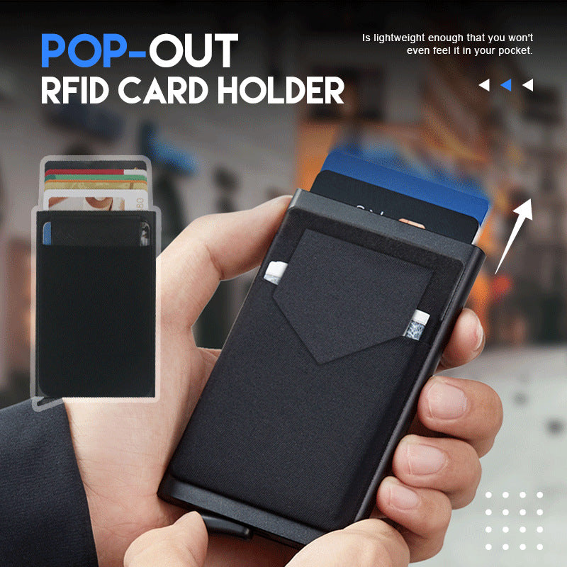 Slim Metal Card Holder Wallet