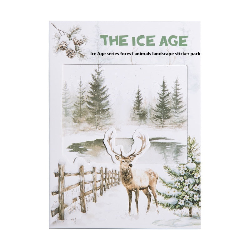 Winter Animal Journal Stickers
