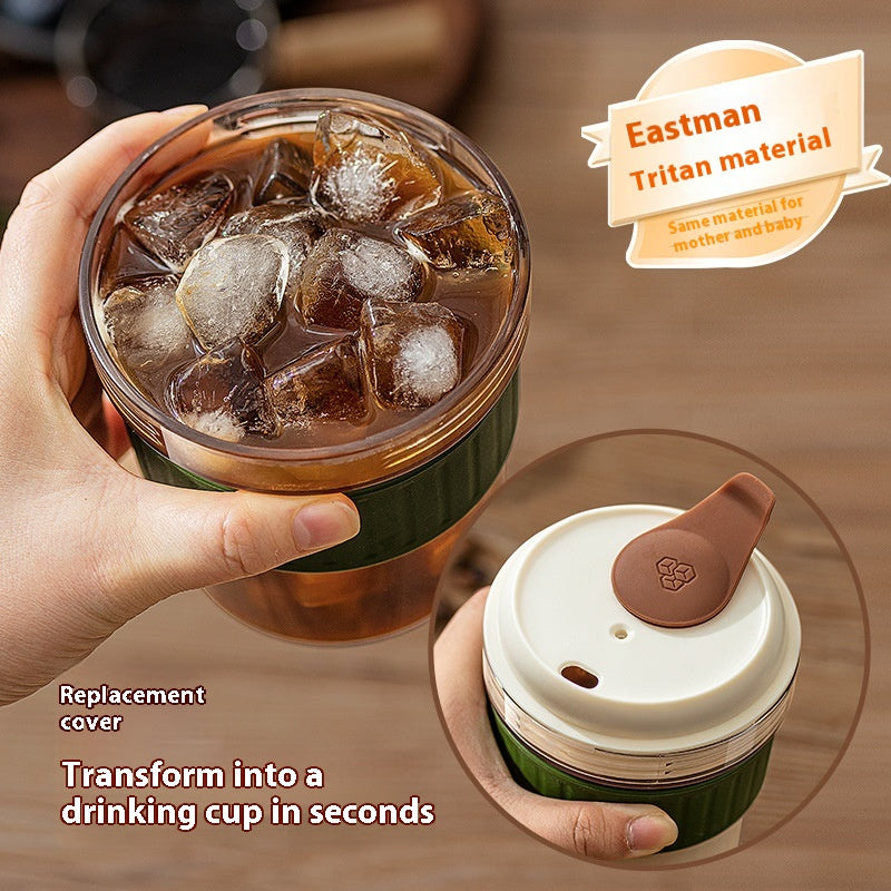 Iced Coffee Cup with Ice Tray