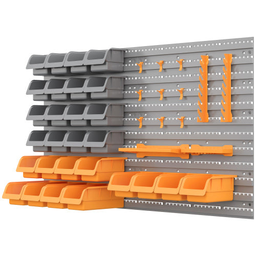 44-Piece Pegboard Tool Organizer Kit