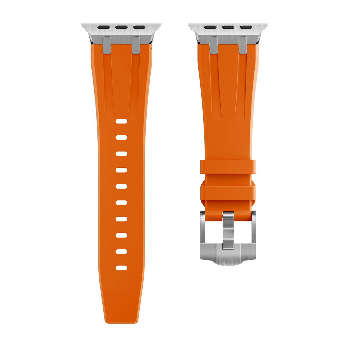 Two-Tone Silicone Smartwatch Band
