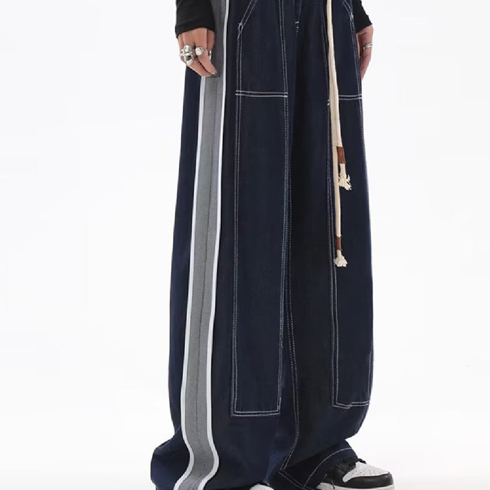 Men's Loose Wide-Leg Trousers