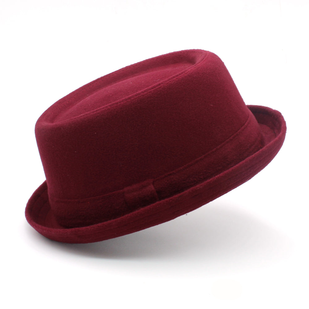 Men's Retro Flat-Top Fedora