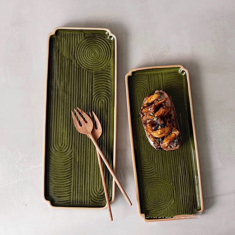 Rectangular Porcelain Sushi Plate