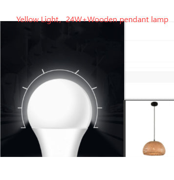 Woven Bamboo Pendant Light