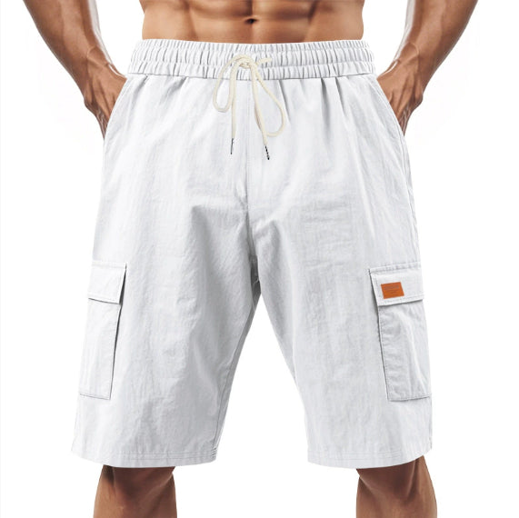 Men's Linen Drawstring Shorts