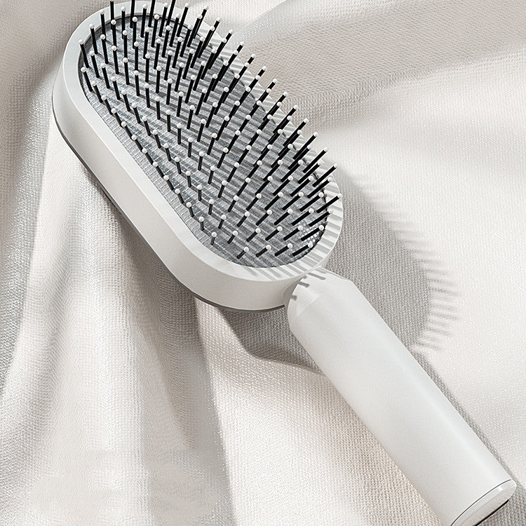 Self-Cleaning Cushion Hair Brush