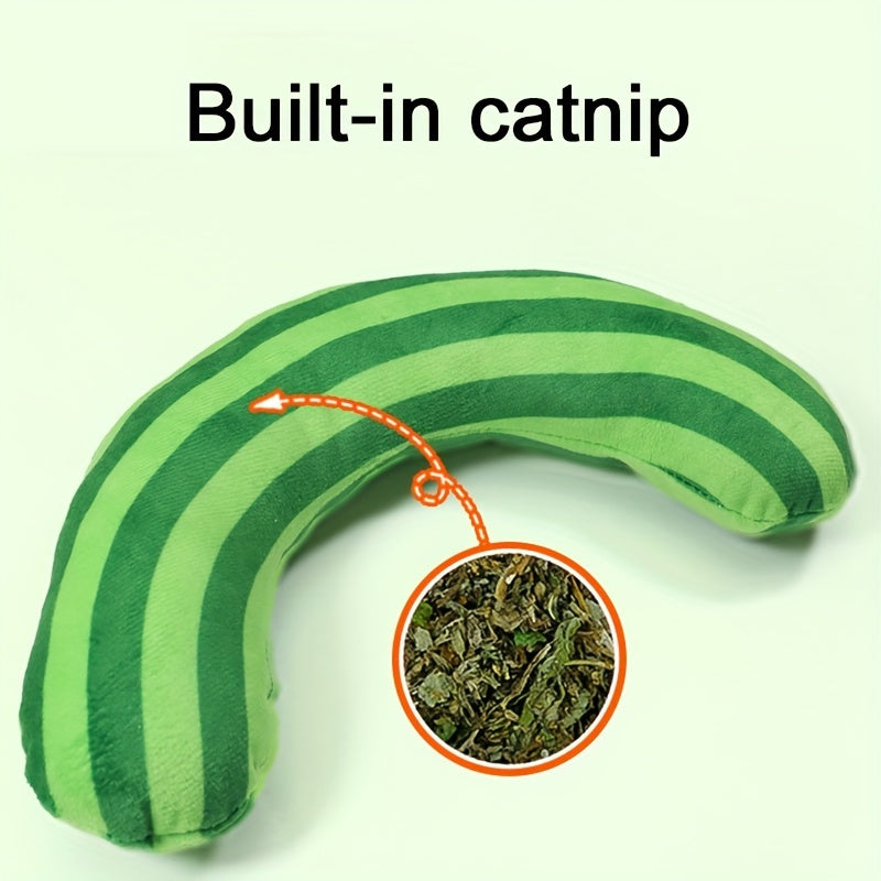 Striped Catnip Pillow Toy