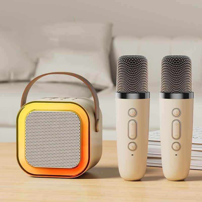 RGB Karaoke Speaker with Microphones