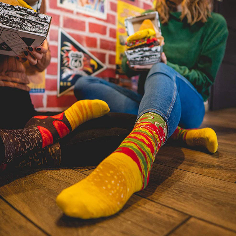 Burger Socks Gift Box