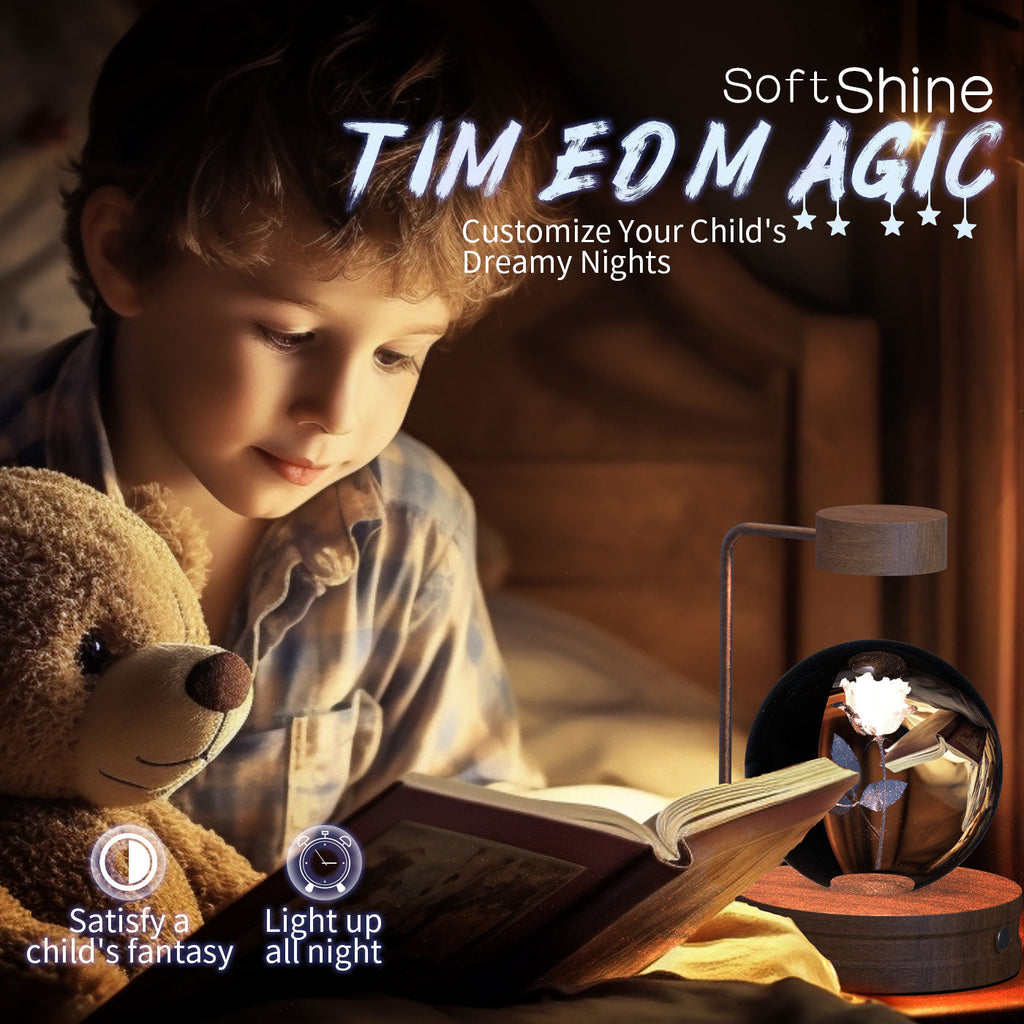 3D Crystal Ball Night Light