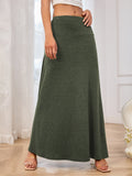 Women's Knit Midi Skirt
