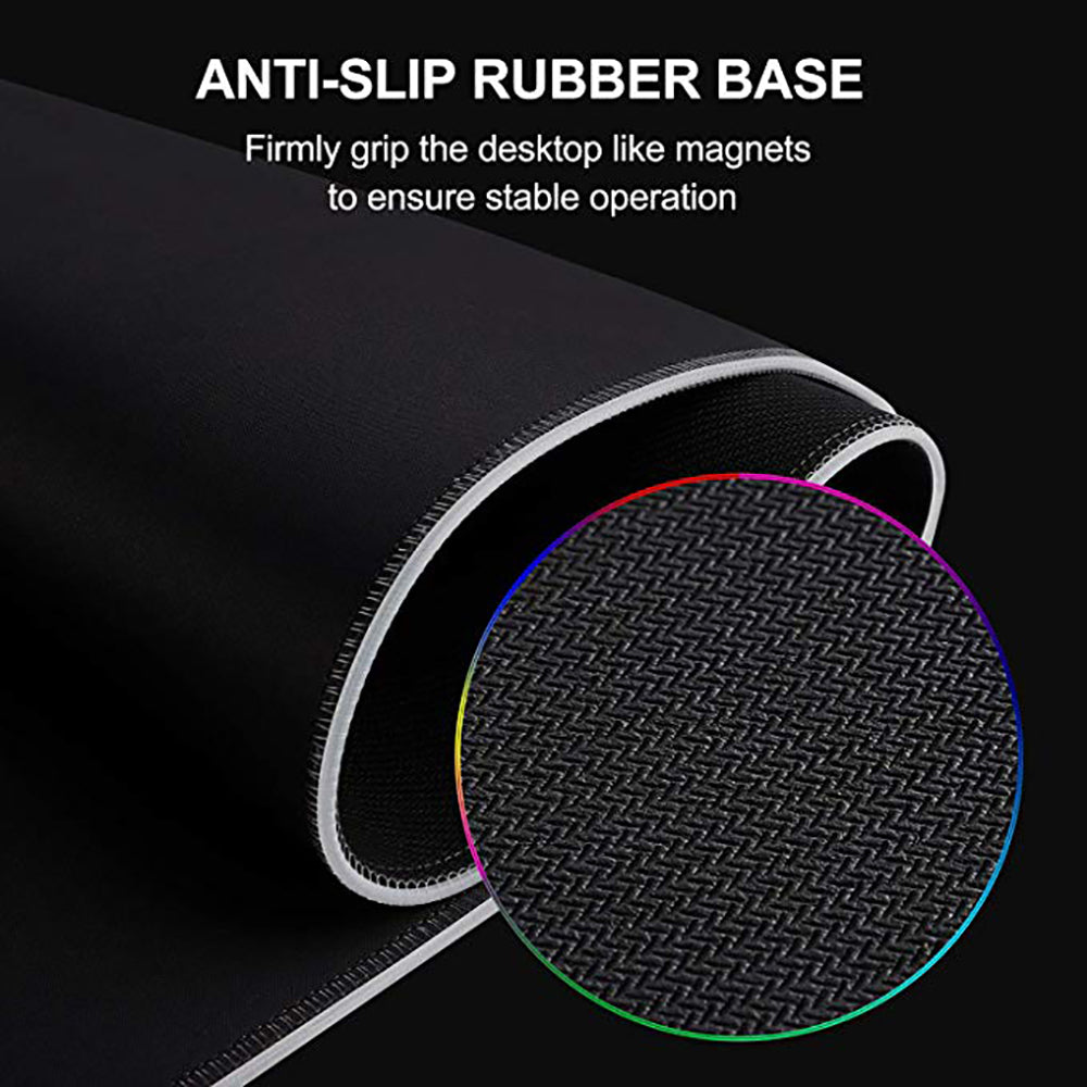 RGB Light-Up Desk Mouse Pad