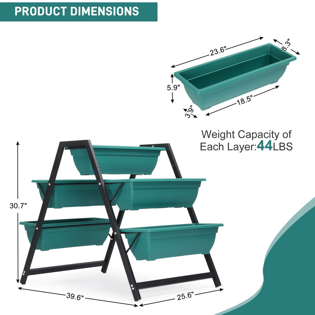 5-Tier Raised Garden Planter