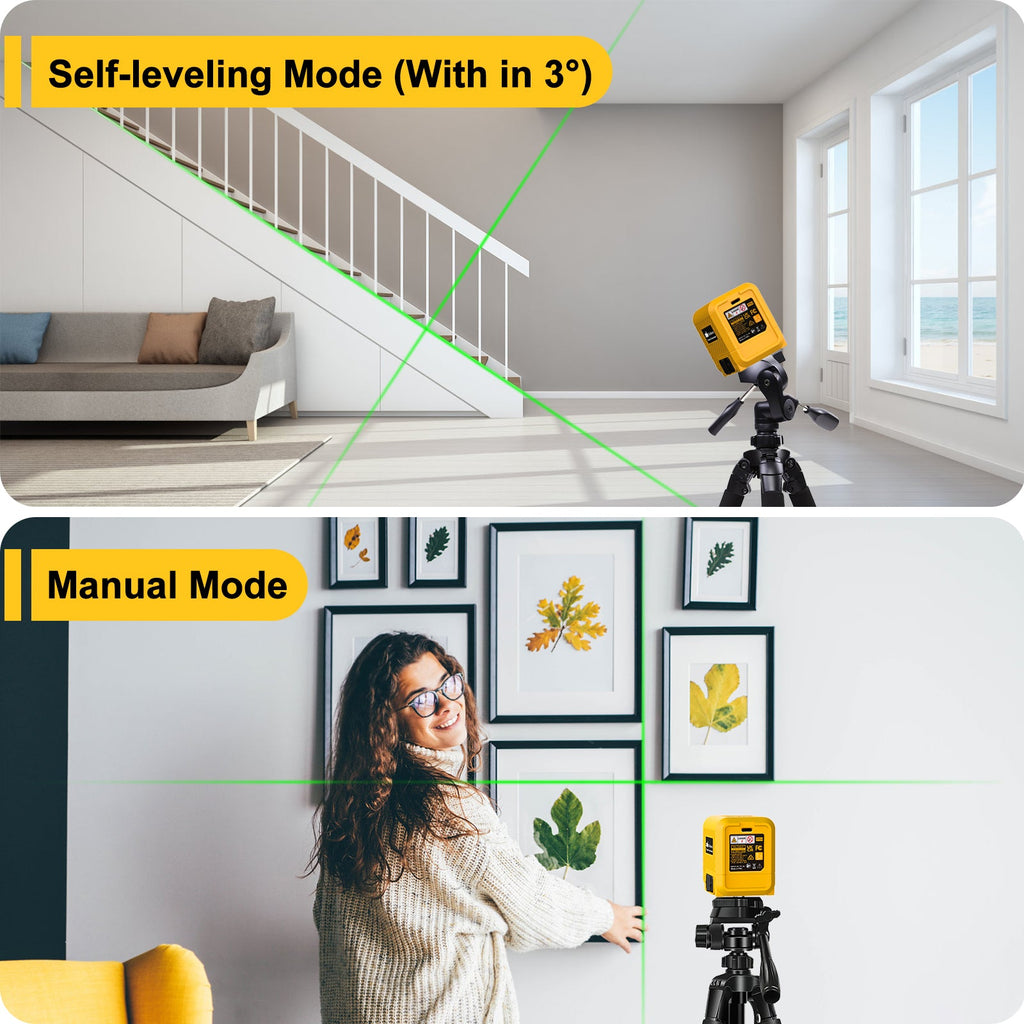 Self-Leveling Green Cross-Line Laser Level