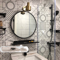 Round Metal Wall Mirror