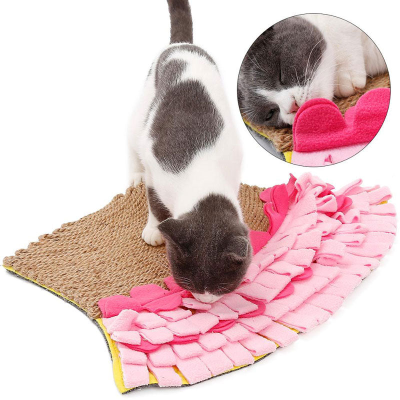 Jute Snuffle Mat for Cats