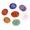 7-Chakra Pocket Palm Stones